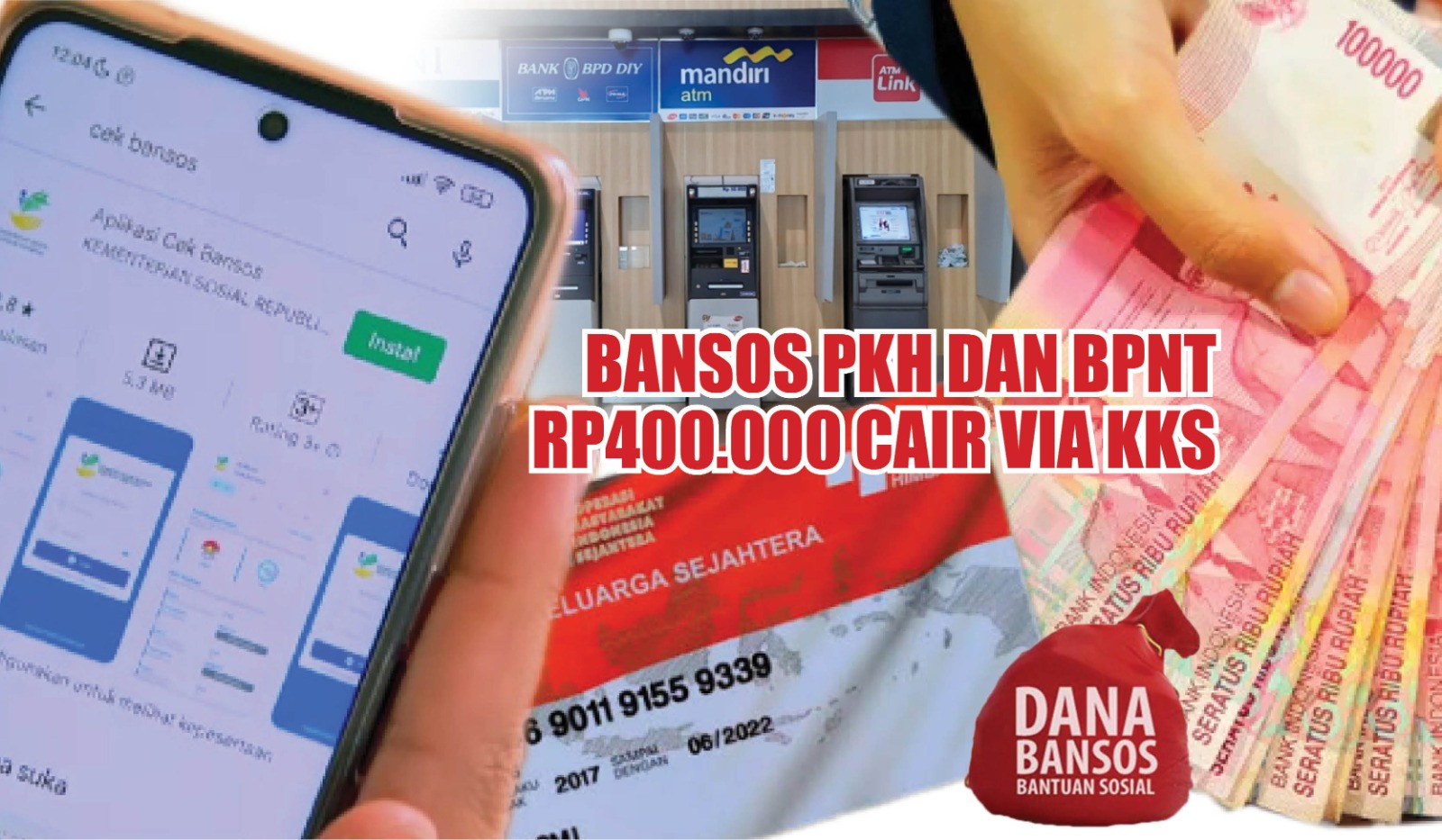 KPM Ketiban Rezeki! Bansos PKH dan BPNT Rp400.000 Cair Via KKS
