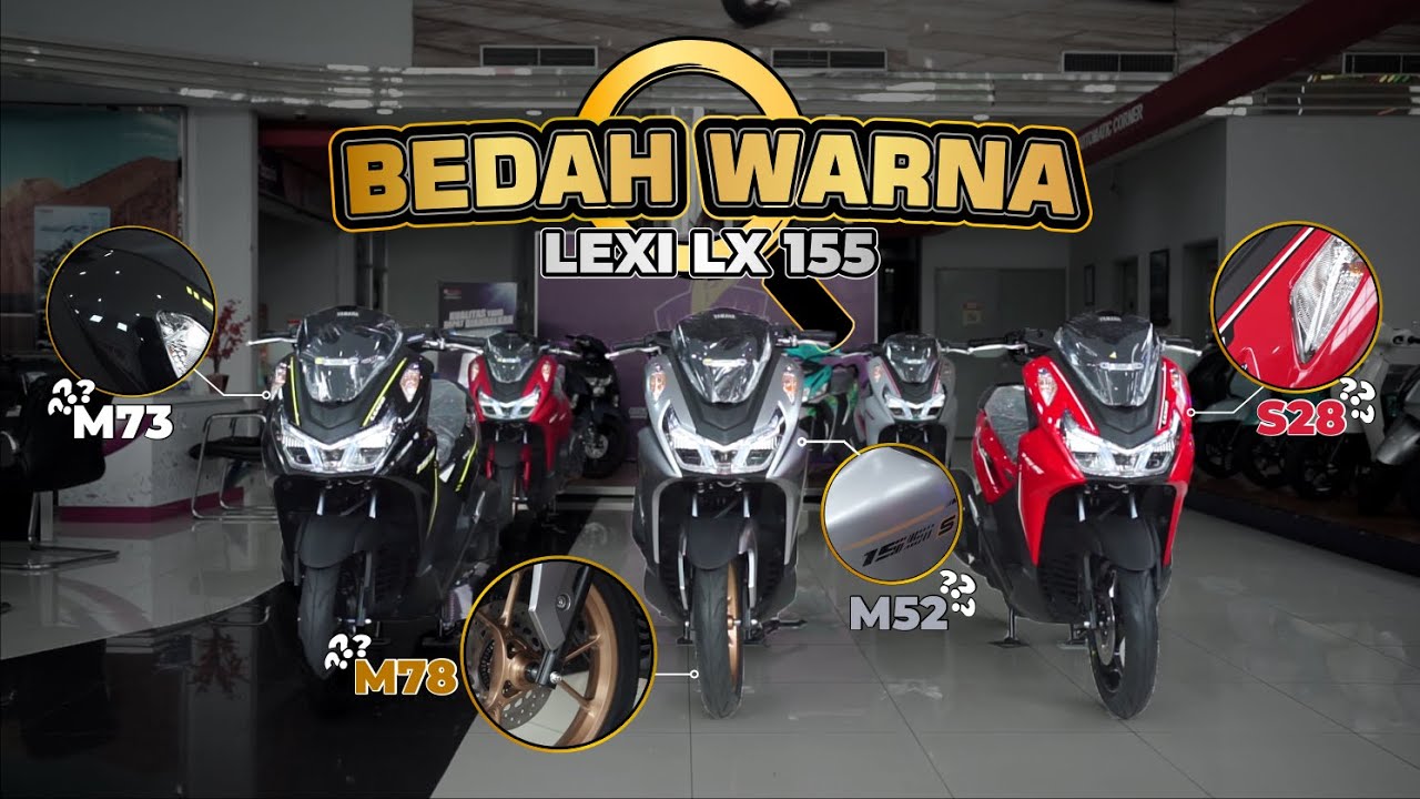 Warna Baru Yamaha Lexi LX 155 Tahun 2024, Tampil Lebih Sport dan Elegan