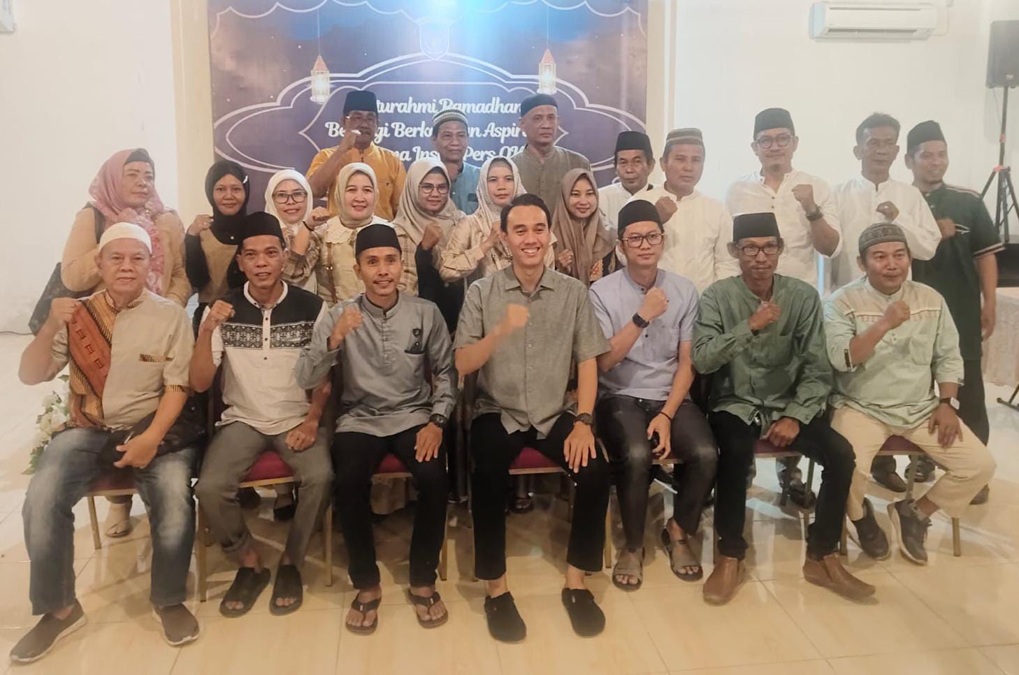 Silaturahmi Ramadan dengan Insan Pers di OKI, Bupati Muchendi Singgung Anggaran Media