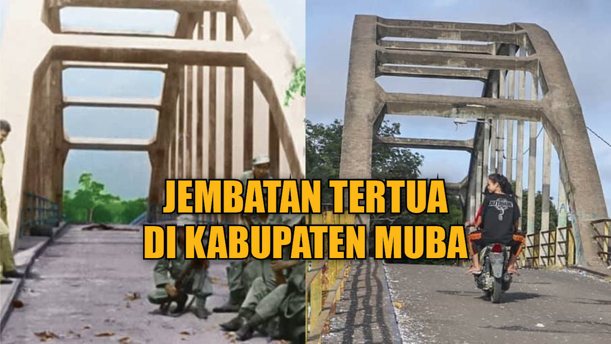 Dibangun tahun 1938, Inilah Jembatan yang Sudah Ada Saat Zaman Penjajahan Belanda di Kabupaten Muba