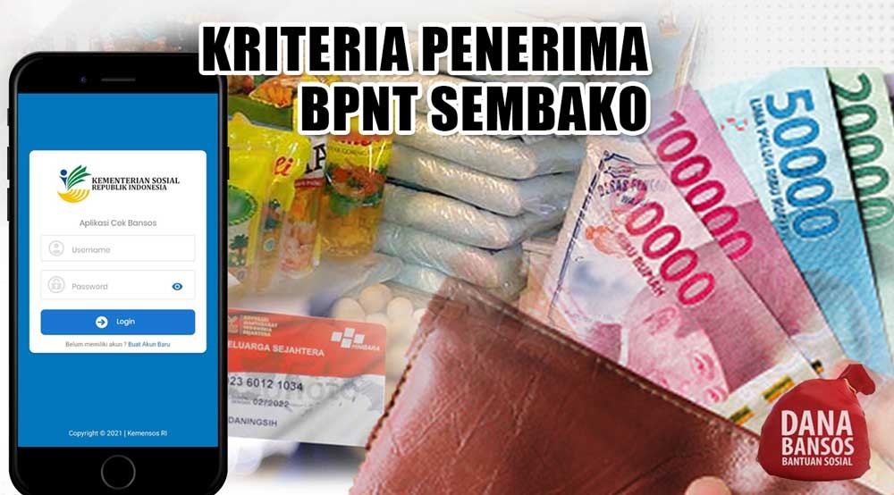 SIMAK! Ini Kriteria Penerima BPNT Sembako, Tiap KPM Terima Dana Rp2.400.000