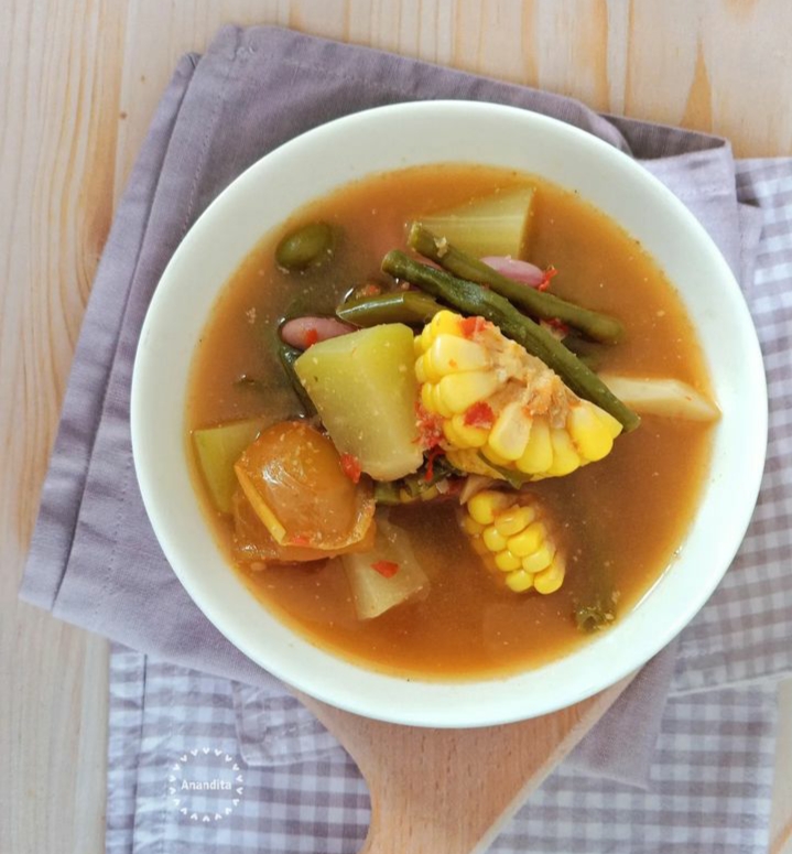 Sueger Banget!Resep Sayur Asem dengan Lauk Ikan Asin Sambal Terasi, Buat Lidah Bergoyang