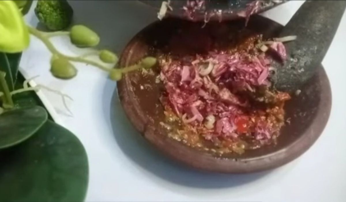 Lauk Ini Rasanya Unik, Begini Cara Masak Sambal Unji Ala Emak-emak Empat Lawang