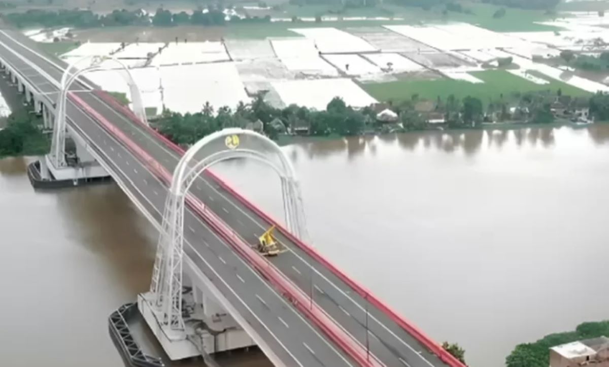 Jembatan Tol Ikonik di Sumatera Selatan, Habiskan Anggaran Rp22,16 Triliun, Begini Progresnya