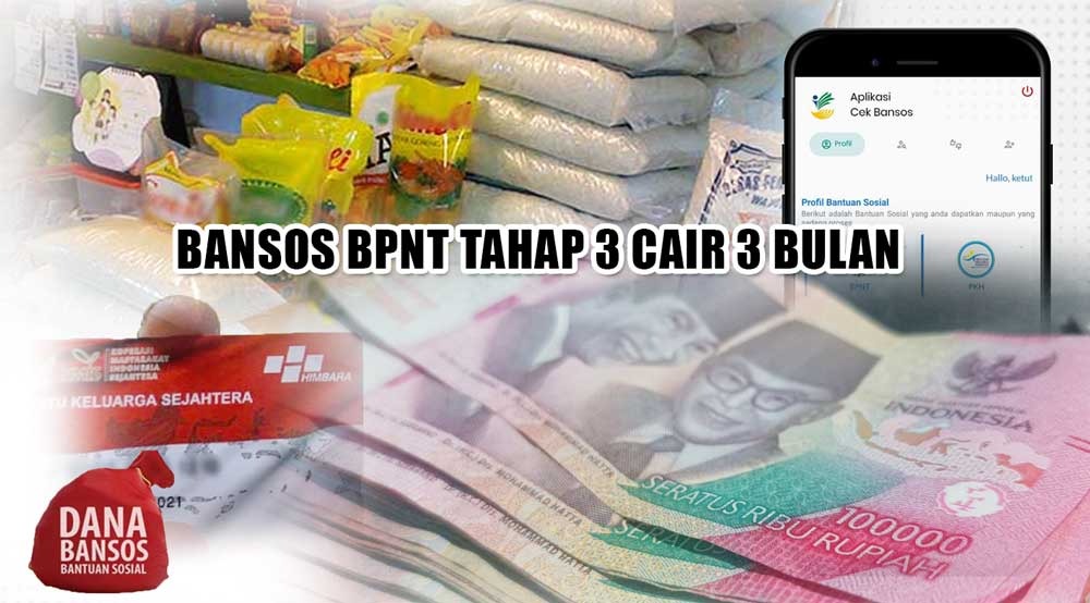 SP2D Keluar! Bansos BPNT Tahap 3 Cair Rp600.000 via Kantor Pos