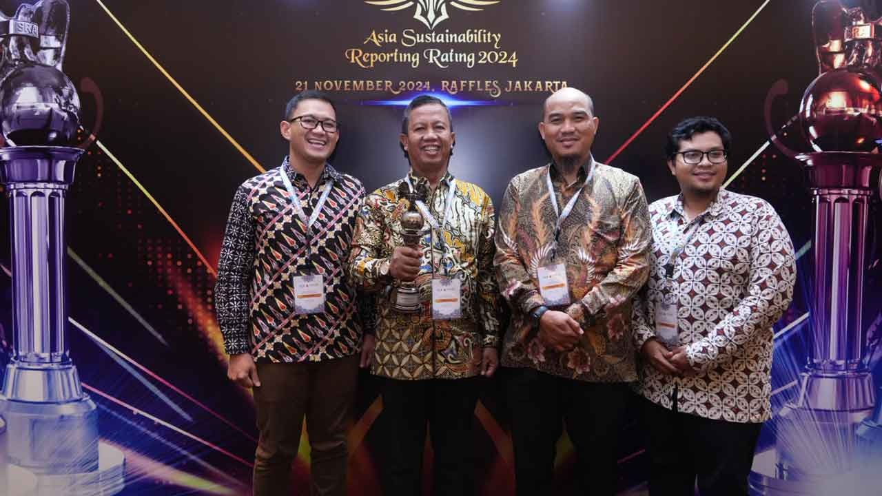 Bukit Asam Raih Platinum di Asia Sustainability Reporting Rating 2024