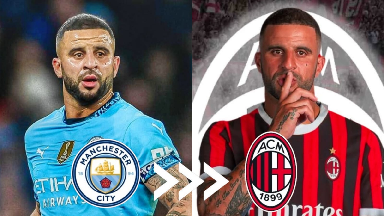 Kyle Walker, Pemain Pertama yang Direkrut Milan di Era Sergio Conceicao