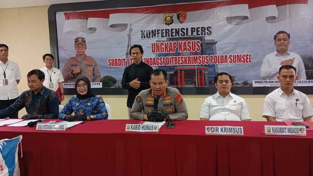 Sindikat Pupuk Subsidi Lintas Provinsi Terbongkar: Polda Sumsel Sita 14 Ton Urea dan Phonska!
