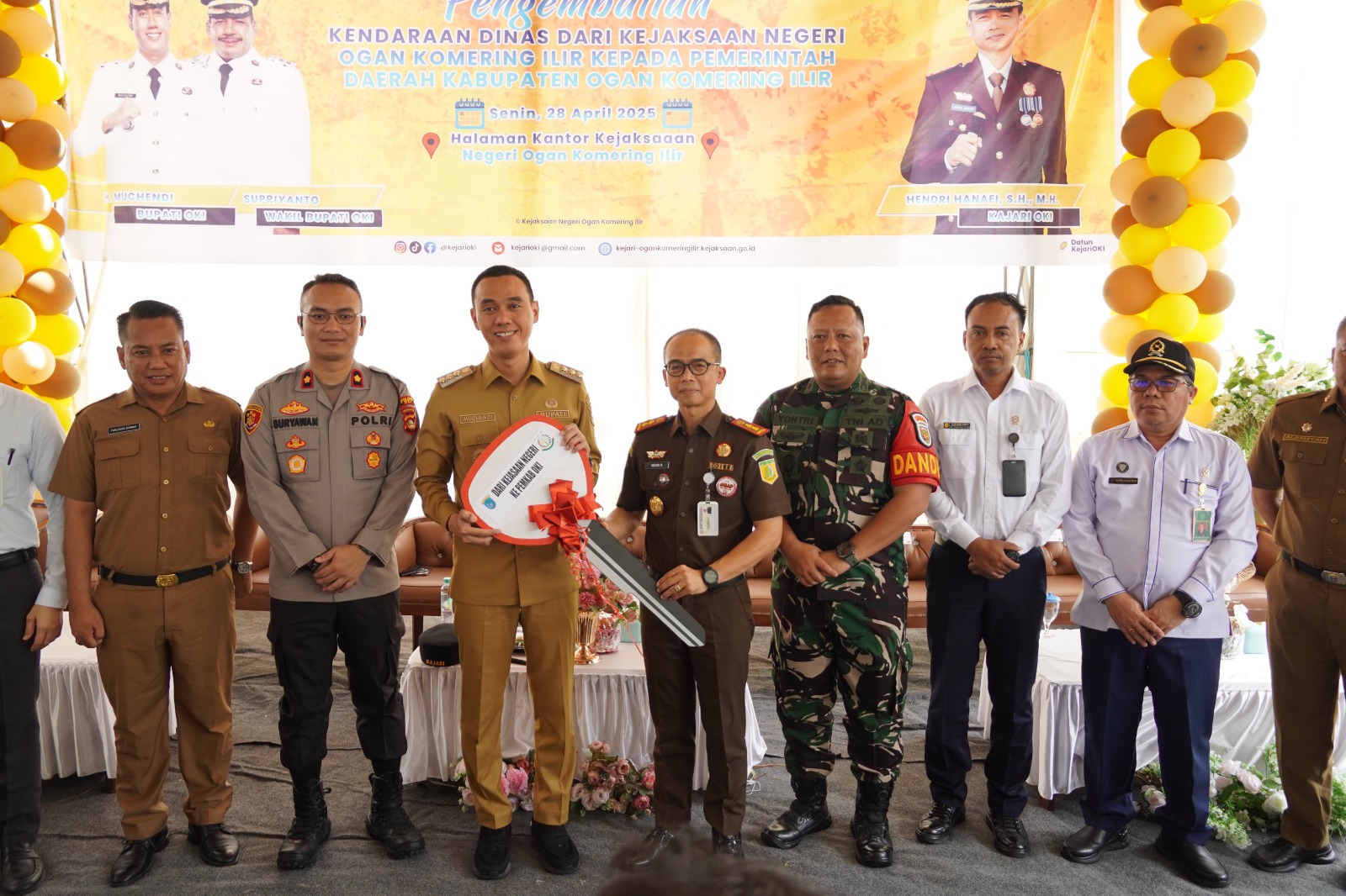 BRAVO! Kejari OKI Pulihkan Aset Pemda Senilai Rp8,8 Miliar, Bupati Muchendi Berikan Apresiasi