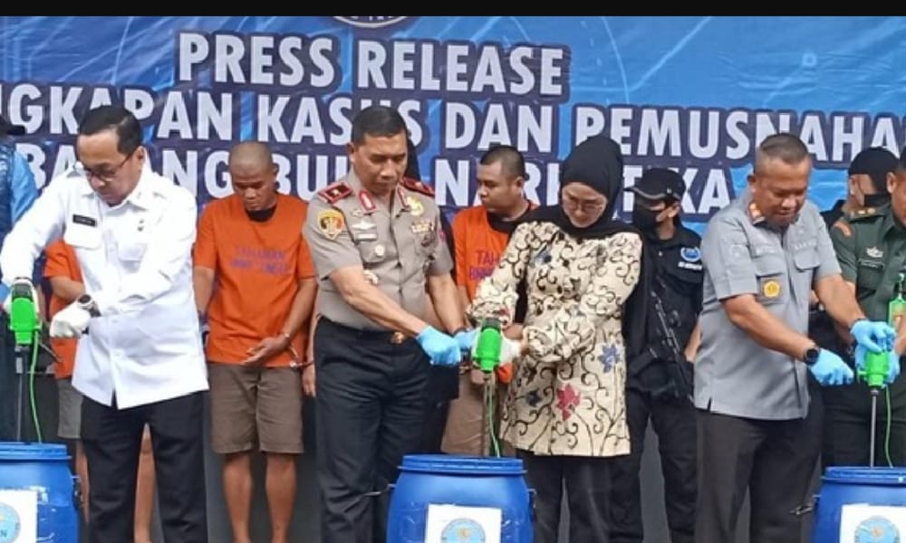 MANTAP! 3 Tersangka Narkoba Jaringan Internasional di Sumsel Terancam Hukuman Mati