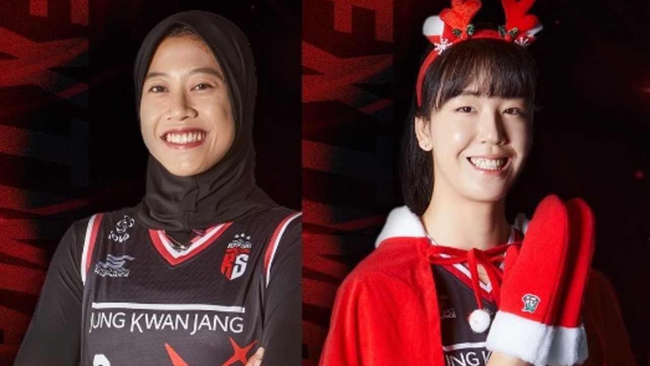 Media Day Opening V-League 2024-2025, Megawati dan Jeong Ho-young Wakili Red Sparks  