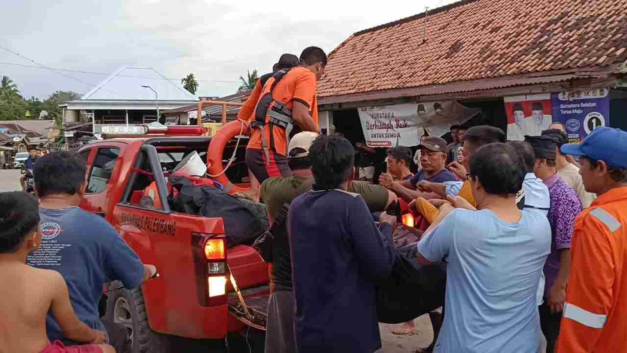 Korban Terakhir Perahu Getek Terbalik di Sungai Rawas Muratara Ditemukan, Begini Kondisinya