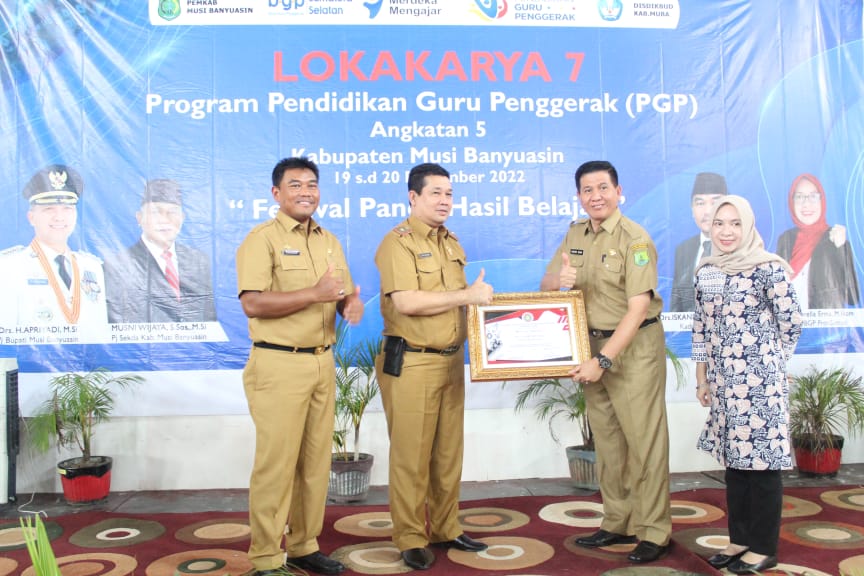 Lokakarya 7 Program Guru Penggerak  Musi Banyuasin, Saling Pamerkan Perubahan Positif