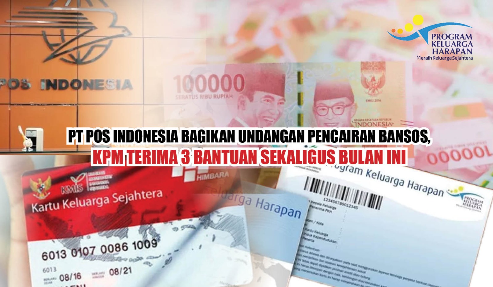 Info Terkini! PT Pos Indonesia Bagikan Undangan Pencairan Bansos, KPM Terima 3 Bantuan Sekaligus Bulan Ini 