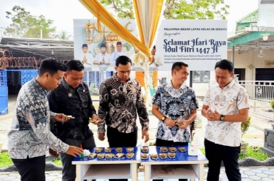 Tingkatkan Keamanan Warga Binaan, Lapas Sekayu Lakukan Perawatan dan Rolling Gembok