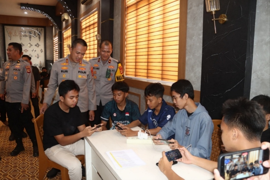 Adu Strategi dan Skill, 32 Tim E-Sport Ikuti Turnamen Mobile Legends Kapolres Muba Cup
