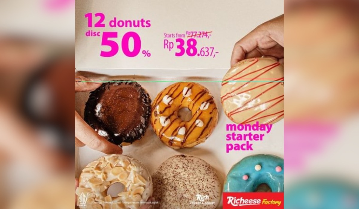 Sambut Senin dengan Promo Monday Starter Pack, Ada Potongan Discount 50 Persen Dijamin Hemat di Kantong