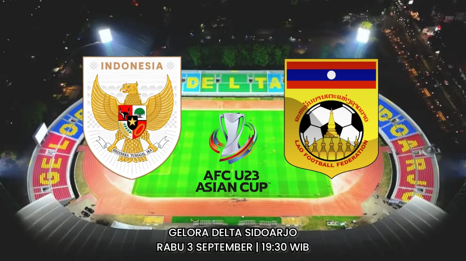 Indonesia vs Laos - Prediksi dan Susunan Pemain Laga Pembuka Grup J Kualifikasi Piala Asia U-23 