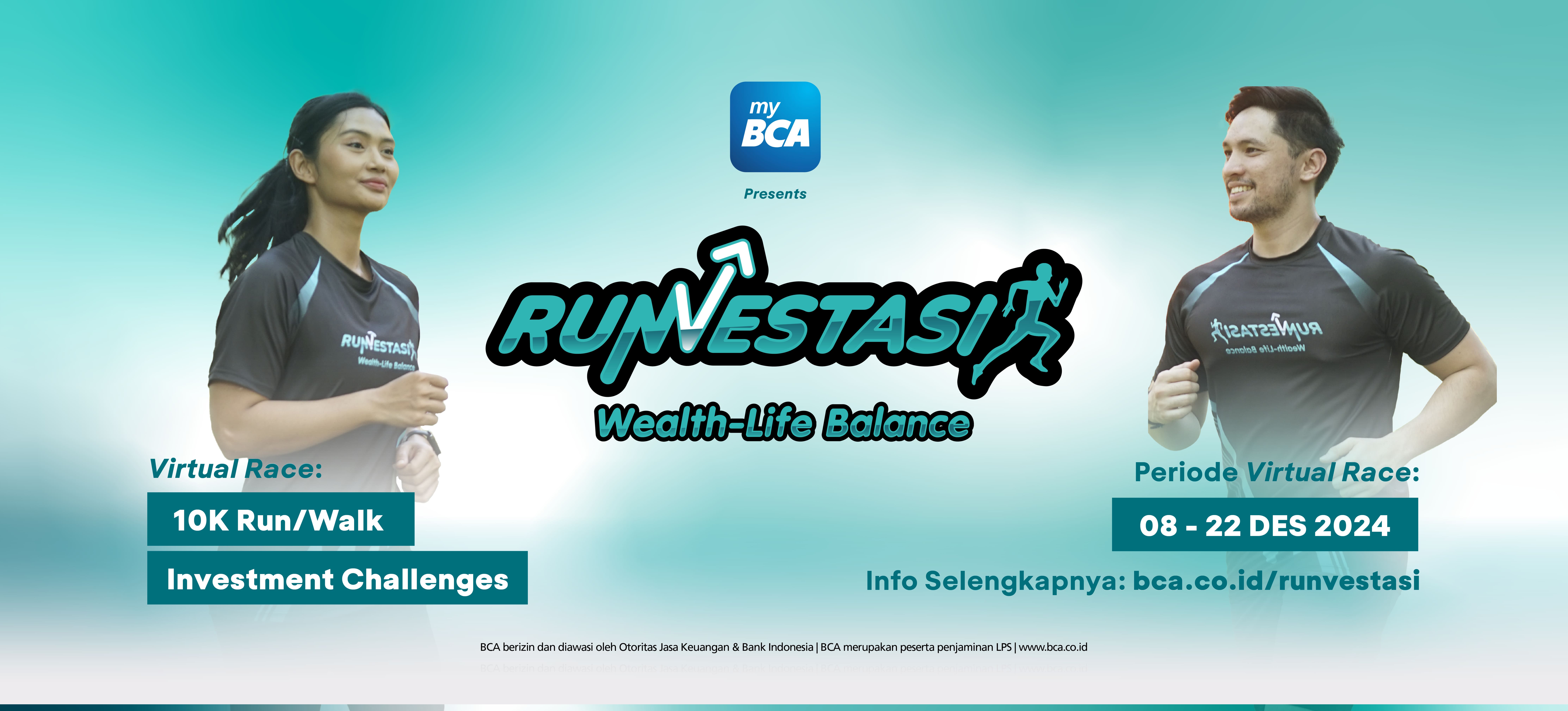 BCA Hadirkan Kompetisi Lari dan Jalan Virtual 'Runvestasi', Yuk Daftar di Sini!