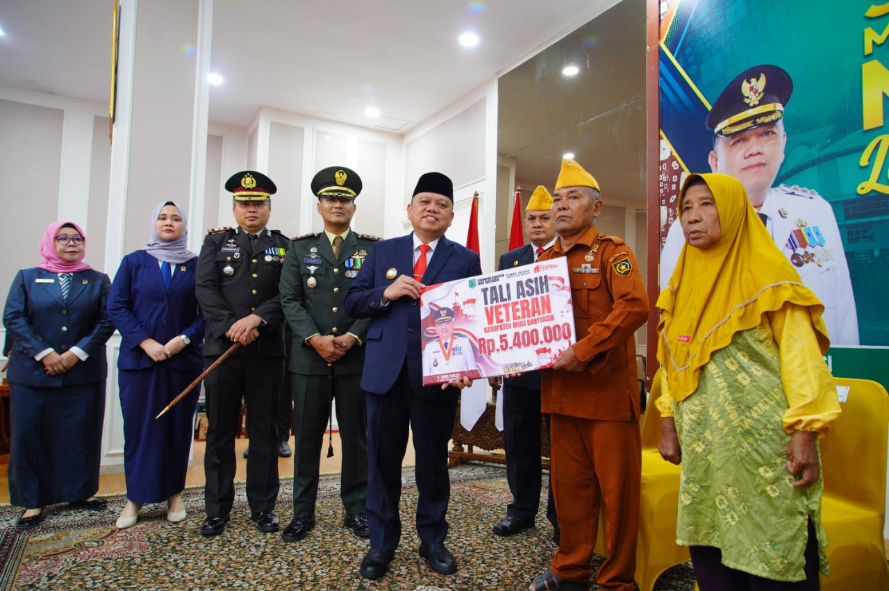 Pahlawan Veteran di Muba Dapat Santunan Tali Asih dari Pj Bupati Muba, Ini Besaran Nominalnya