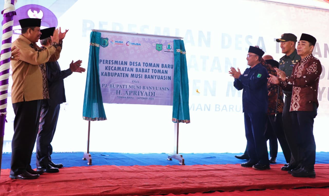 Resmi Jadi Desa Defenitif, Ini Interuksi PJ Bupati Muba Bagi Perangkat Desa Toman Baru 