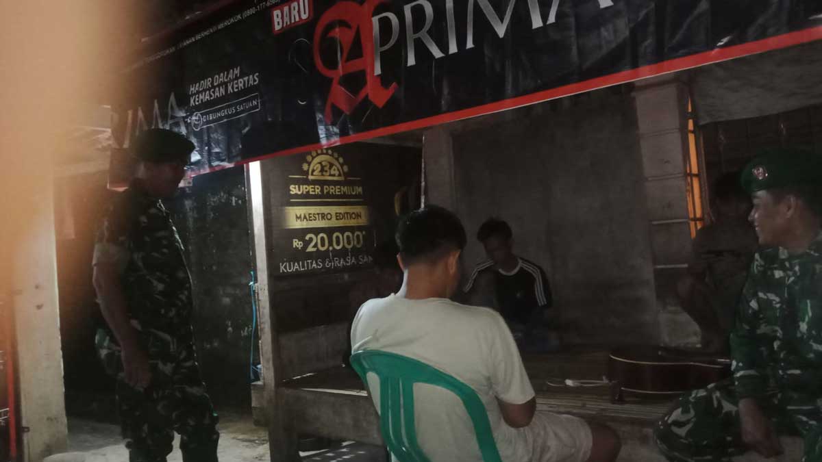 Langkah Tegas Babinsa Kikim: Perketat Keamanan di 2 Desa Sekaligus Jelang Lebaran