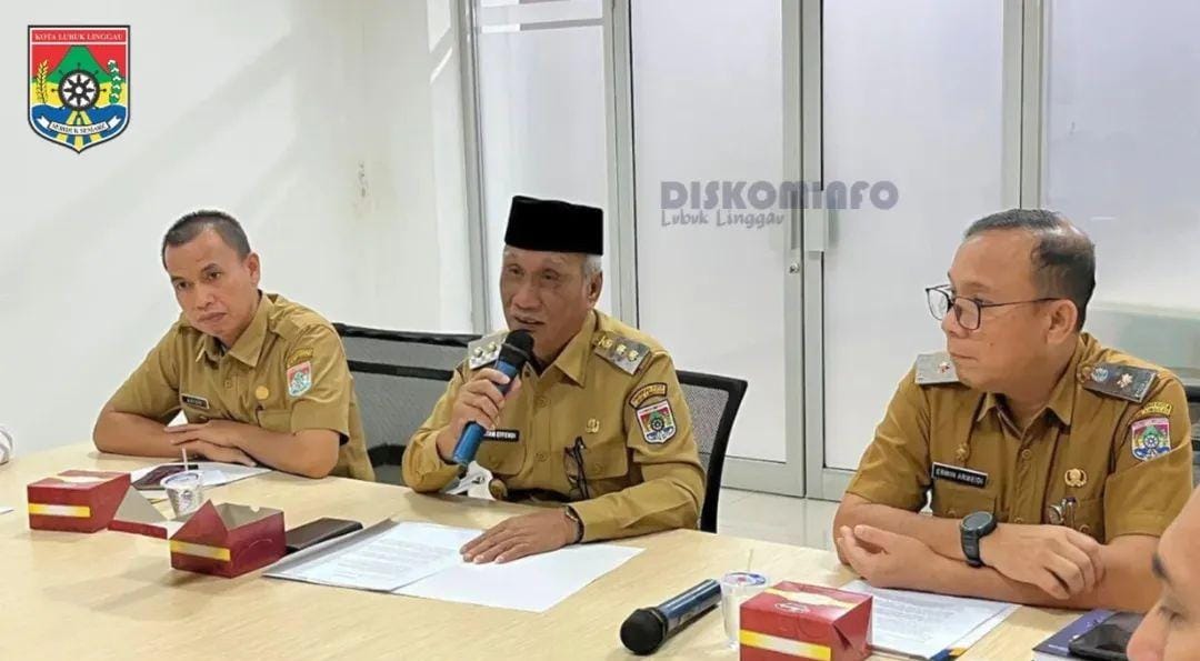Wawako Lubuk Linggau Pimpin Rapat Tentang Insentif Guru Mengaji, Marbot, Pengurus Jenazah dan Penggali Kubur