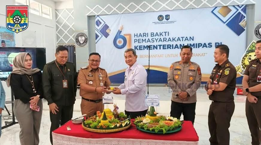Sekda Kota Lubuklinggau H Trisko Defriyansa Hadiri ke-61 di Lapas Klas II A