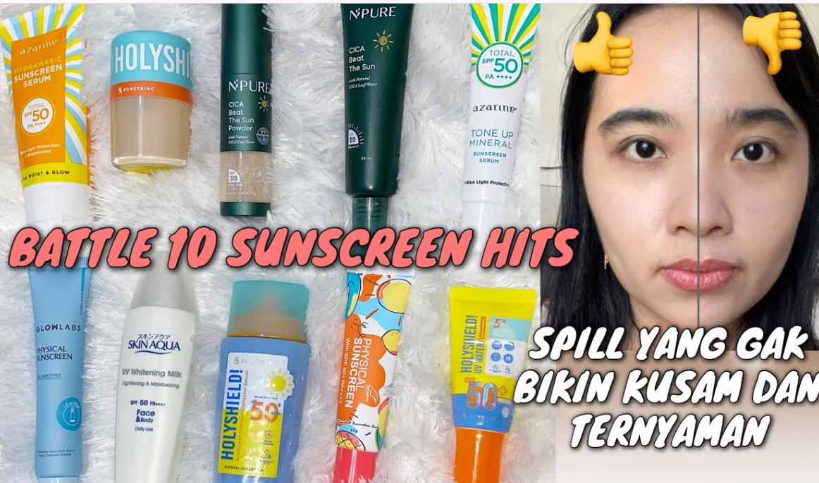 7 Sunscreen Terbaik Cocok untuk Semua Jenis Kulit, Ampuh Halau Sinar UV yang Bikin Kulit Wajah Belang 