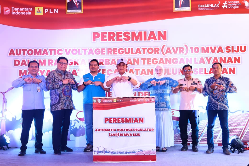 Gubernur Sumsel Resmikan AVR, Listrik di Banyuasin Semakin Andal