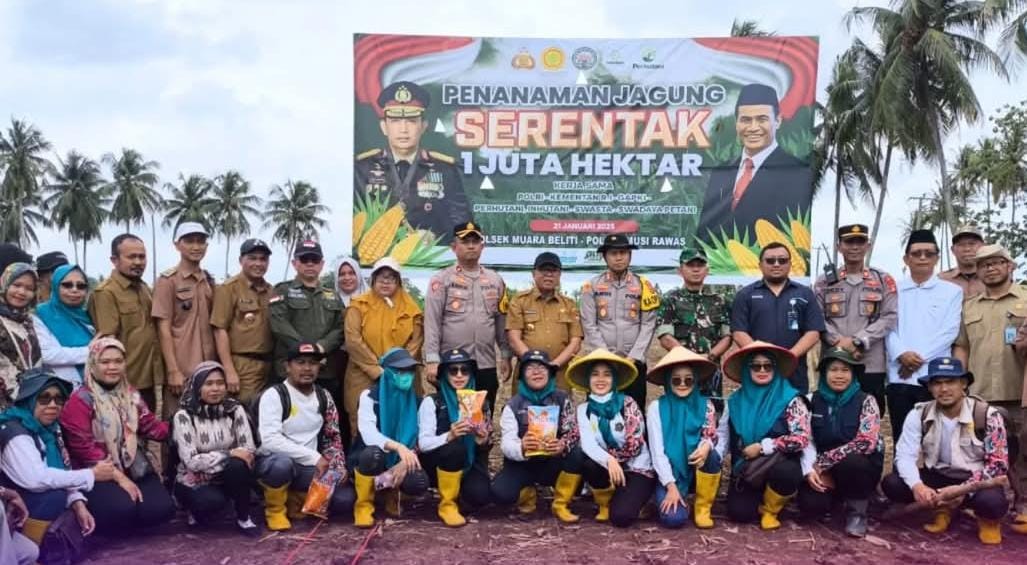 Ini loh Kolaborasi Polres dan Pemkab Musi Rawas Dalam Mendukung Swasembada Pangan Tahun 2025