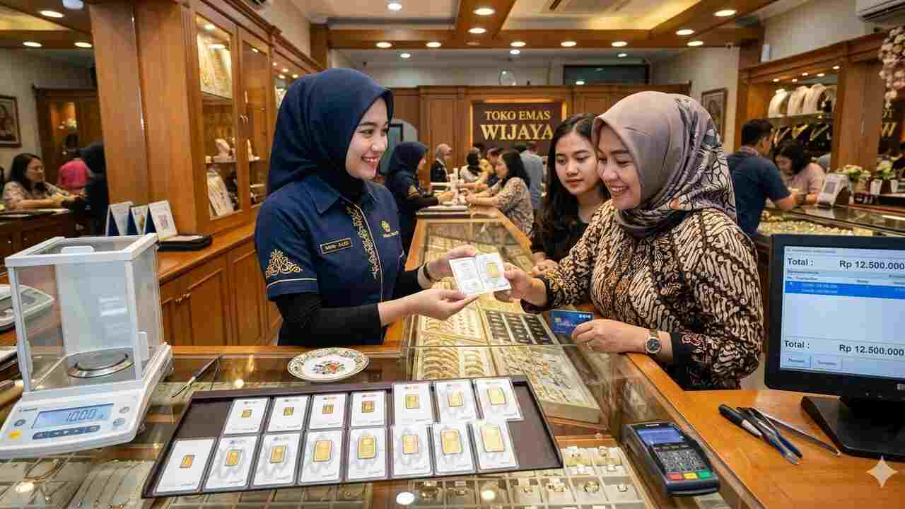 Emas Pegadaian Melonjak! Cek Harga Terbaru Antam, Galeri24, dan UBS