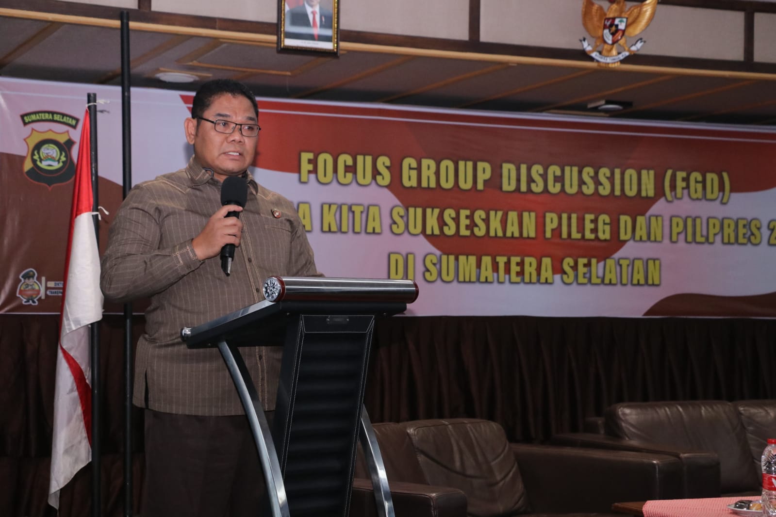 Sukseskan Pemilihan Presiden dan Pemilihan Legislatif, Polda Sumsel Gelar FGD 