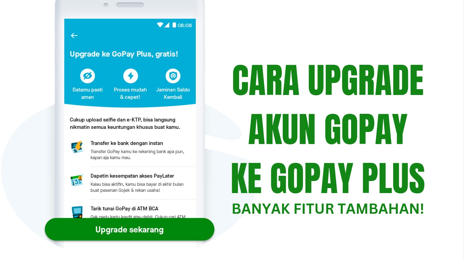 Cara Upgrade GoPay ke GoPay Plus, Ada Jaminan Saldo Hilang Dikembalikan