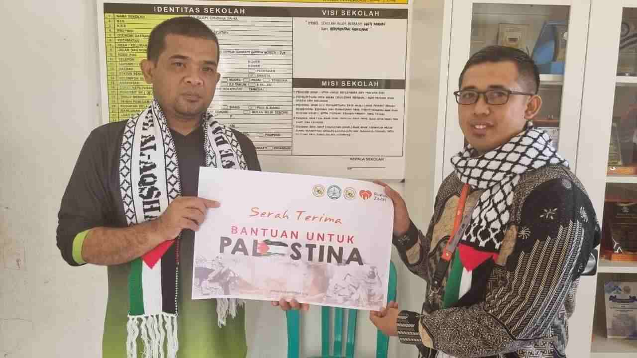 Gandeng Rumah Zakat, Sekolah Islam Cendikia Faiha Salurkan Bantuan Donasi ke Palestina, Segini Besarnya