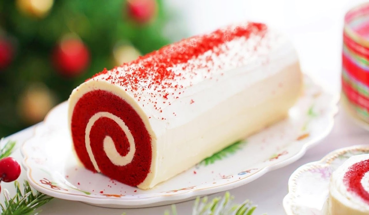 Camilan Sore, Begini Cara Membuat Resep Red Velvet Rollcake, Teman Minum Teh Bersama Keluarga