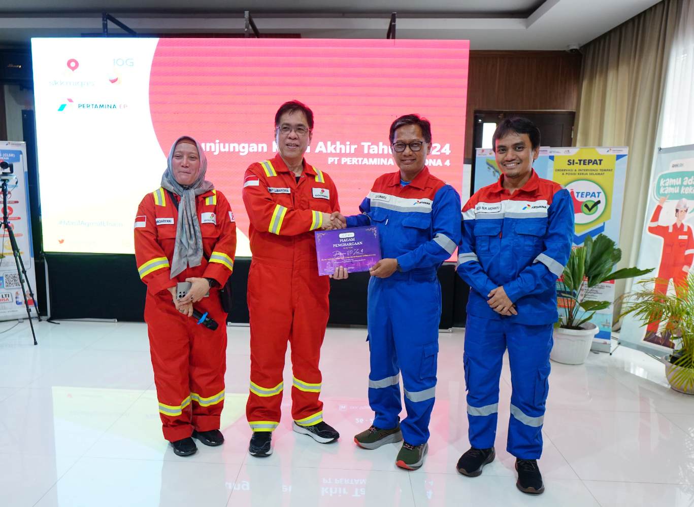 PHR Zona 4 Raih Penghargaan Terbaik di Bidang Subsurface dan Drilling dari SKK Migas