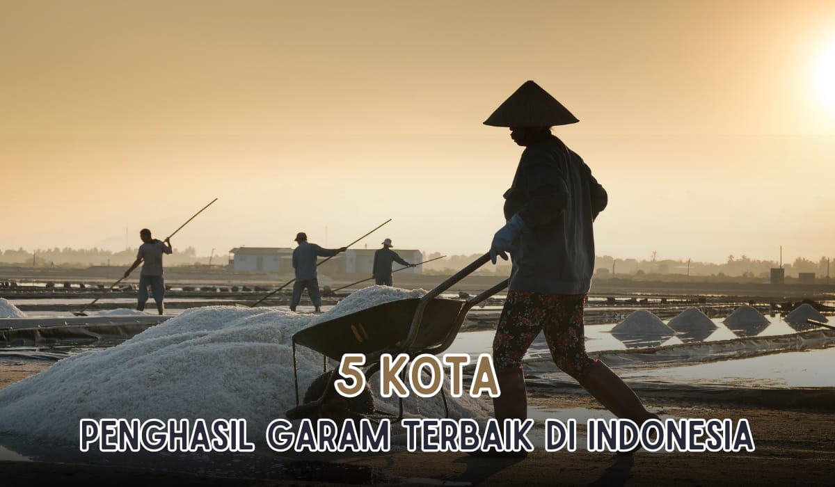 5 Kota Penghasil Garam Terbaik di Indonesia, Salah Satunya Penghasil Terbesar di Asia Lho!