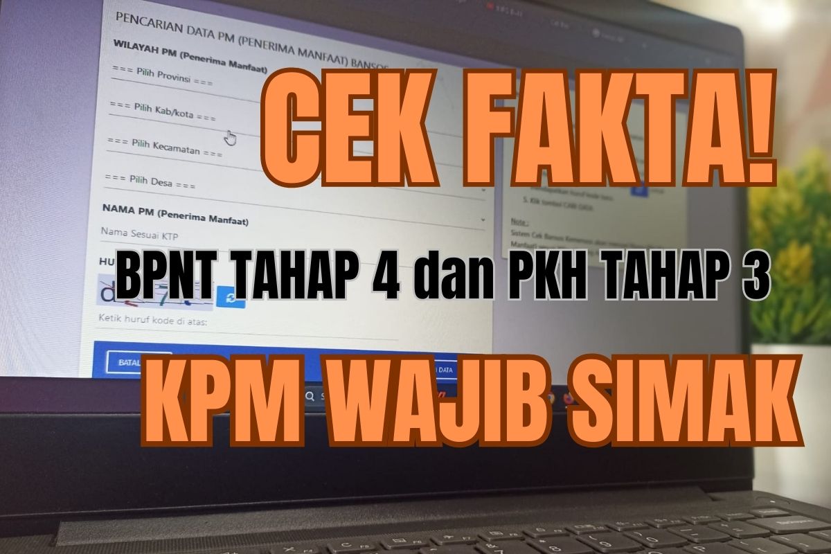 CEK FAKTA! Bansos BPNT Tahap 4 dan PKH Tahap 3 Cair, KPM Wajib Simak!