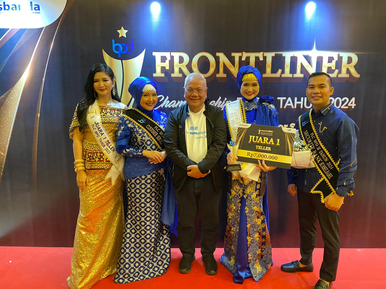 Bank Sumsel Babel Raih Juara 1 di Ajang Frontliner Champihonship BPDSI 2024