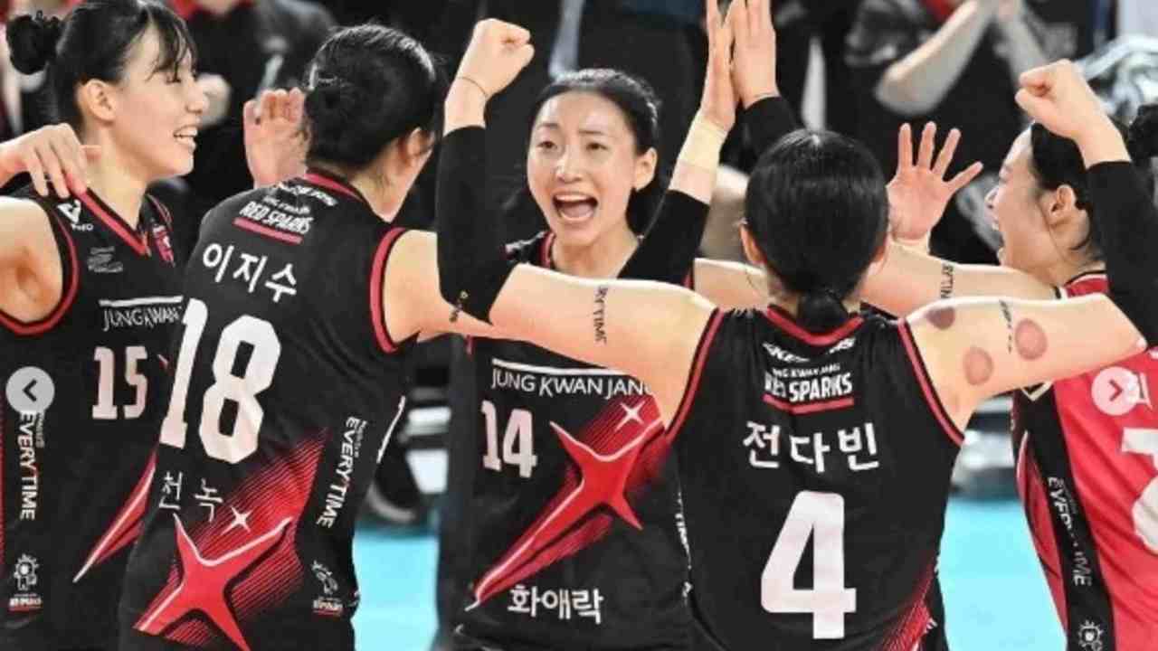 Modal Kemenangan Awal Tahun, Red Sparks Siap Hadapi Sang Juara Bertahan V-League