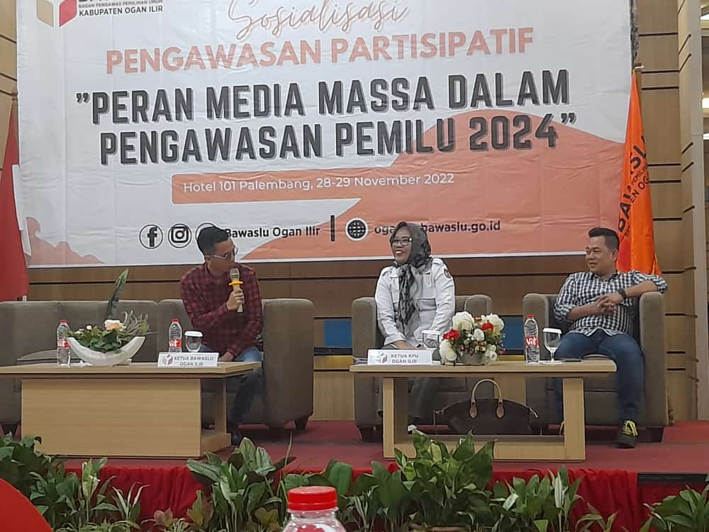 Gandeng Media Massa, Ini Harapan Bawaslu Ogan Ilir Untuk Pemilu 2024