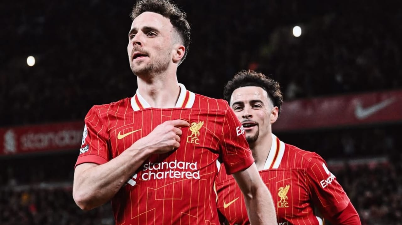 Liverpool 1-0 Everton: Diogo Jota Amankan Keunggulan 12 poin Sang Pemuncak Klasemen