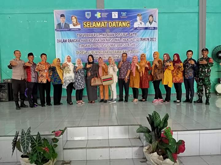 Pos UKK Sejahtera Lubuk Mabar Raih Juara Pertama Tingkat Provinsi Sumsel