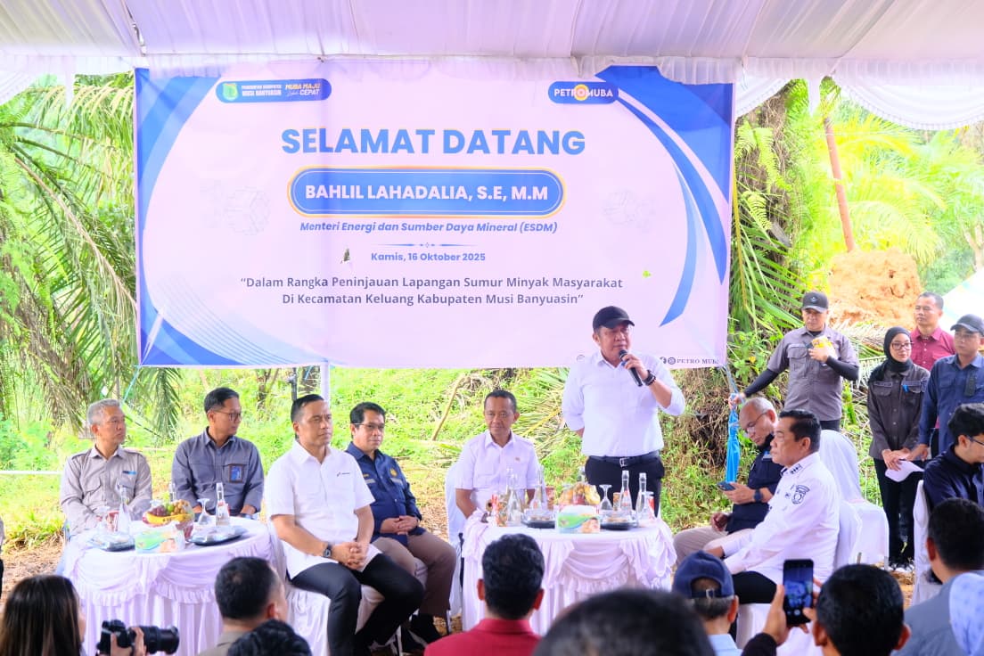 Didepan Menteri ESDM, Gubernur Sumsel Puji Bupati Muba Karena Bisa Lakukan Ini? 