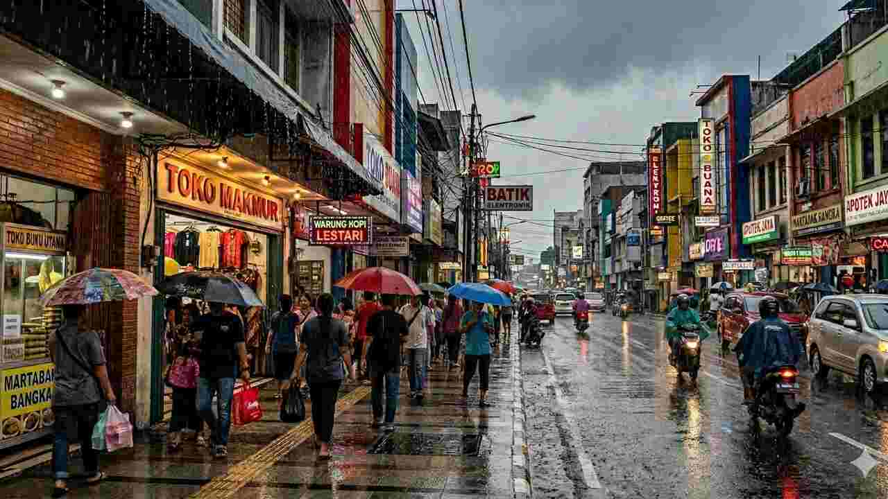 Prakiraan Cuaca Sumsel 22 Juni 2026: Palembang Berawan, Sejumlah Daerah Diguyur Hujan  