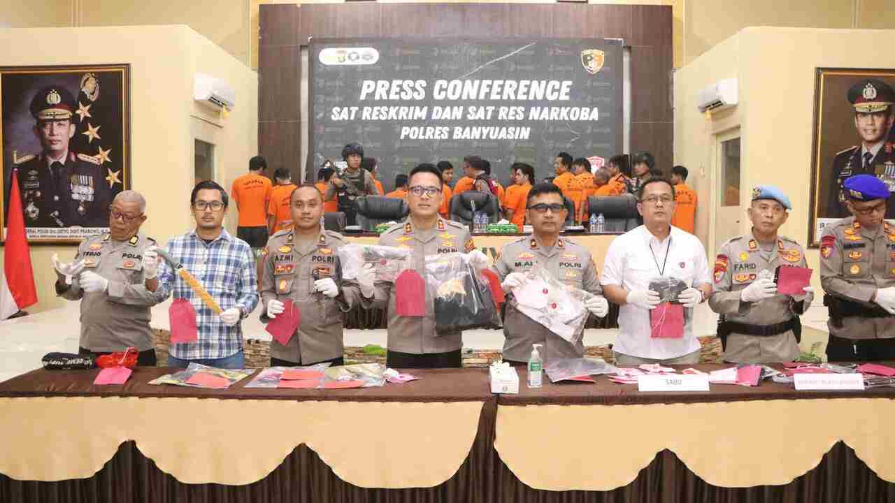 Sukses Ungkap Berbagai Kasus Pidana, Kapolres Banyuasin: Hasil Sinergi dengan Masyarakat dan Media!