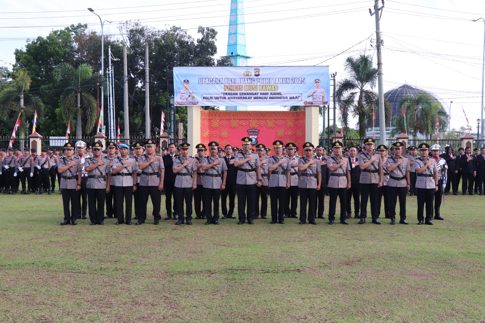 Polres Musi Rawas Gelar Upacara Peringatan Hari Juang Kepolisian RI