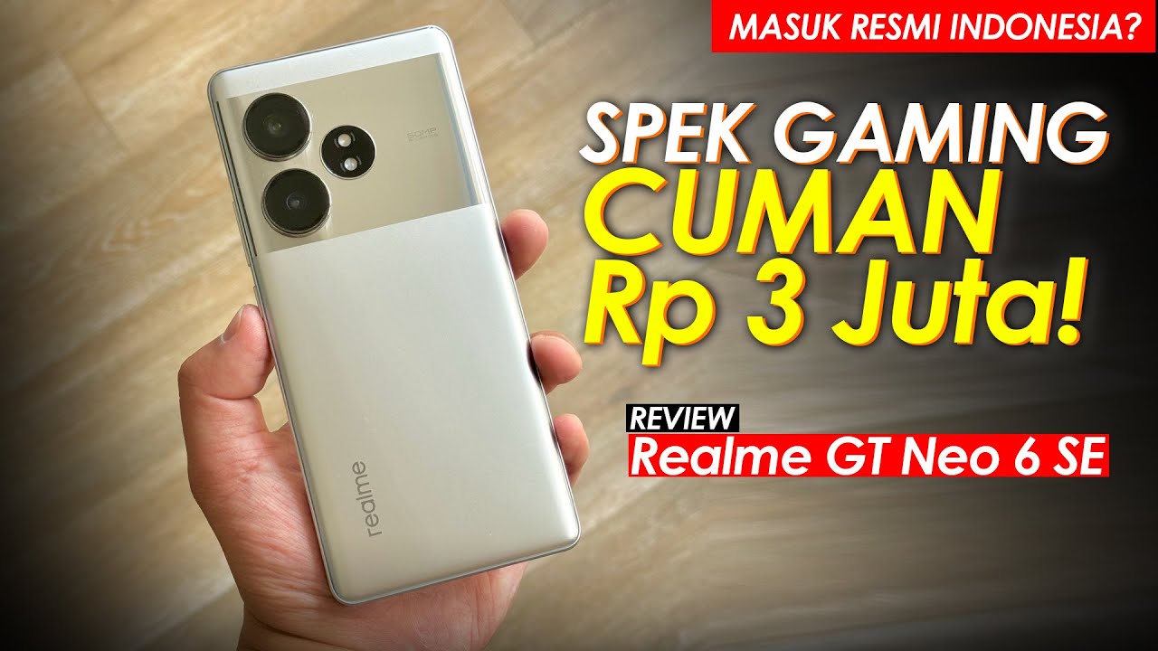 Realme Menggila! Luncurkan Seri GT Neo 6 SE Khusus Untuk Gamer di Indonesia