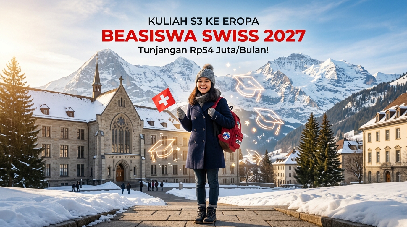 Kesempatan Emas Peneliti Indonesia: Intip Syarat & Tunjangan Beasiswa Pemerintah Swiss Rp54 Juta per Bulan
